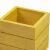 Dekoláda vintage mini sárga 8x8cm, mag:8cm 180/# 177018125