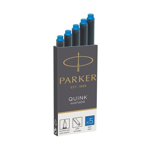 Töltőtoll tintapatron, S0116240 Parker QUINK kék 177025377 - Tintapatron
