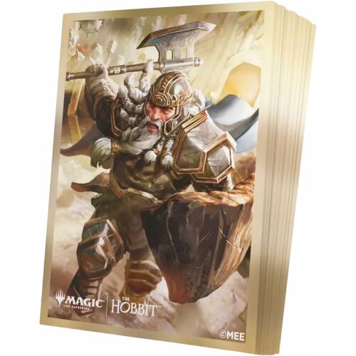 Gamegenic MTG A Hobbit Prémium Művészeti Kártyatartók törp harcossal és baltával, Magic: The Gathering Commander paklikhoz 
