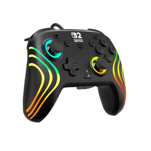 TURTLE BEACH SWITCH 2 VEZETÉKES KONTROLLER AFTERGLOW WAVE FEKETE 177078406 - Kontroller