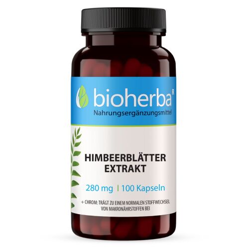 Málnalevél-kivonat 280 mg – 100 kapszula – Bioherba 177108724 - Étrendkiegészítő