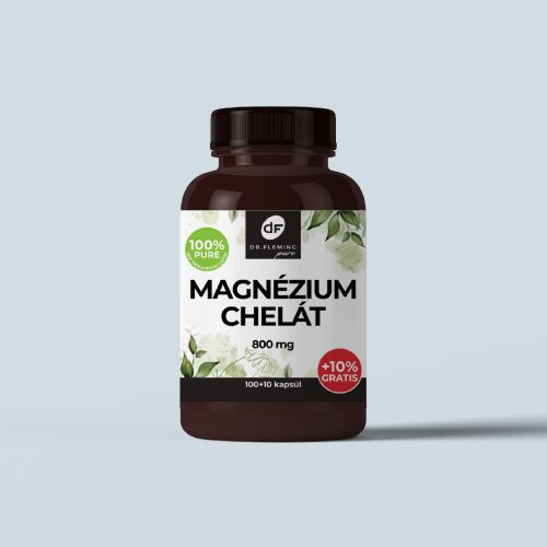 Magnézium Chelát 800 mg – 110 kapszula – Dr. Fleming 177108740 - Étrendkiegészítő