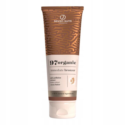 7suns 97organic természetes azonnali Bronzer barnító testápoló 250 ml 177120753 - Barnító krém és olaj