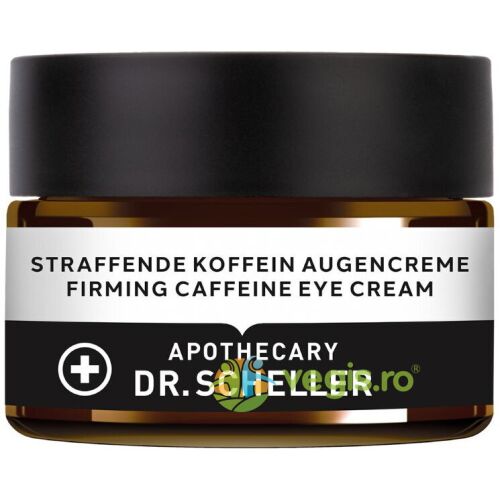 DR. SCHELLER Feszesítő Koffeines Szemkrém, 15ml tégely, közeli kép - Arc- és szemkörnyékápoló