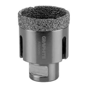 Graphite 45mm Diamant-Kernbohrer für Fliesen und Stein - Graphite