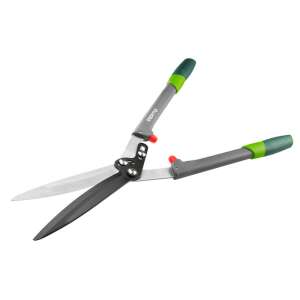 Verto hedge trimmer with fiberglass handle, angled view - Verto