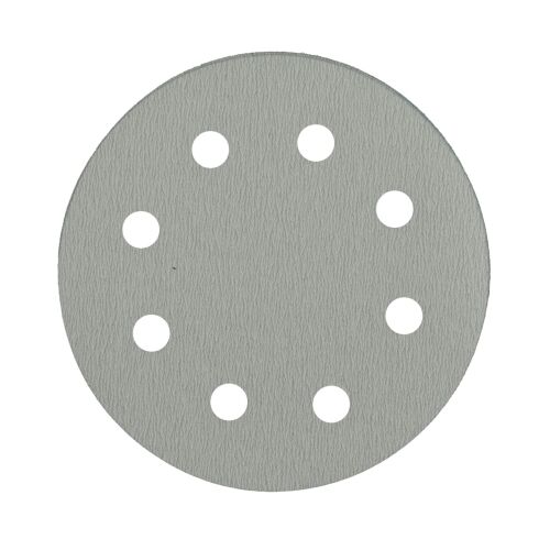 Egyedi PRO-CRAFT 180 mm P150 csiszolókorong 8 lyukkal, szürke csiszolófelület excentrikus csiszolókhoz - Csiszolópapír