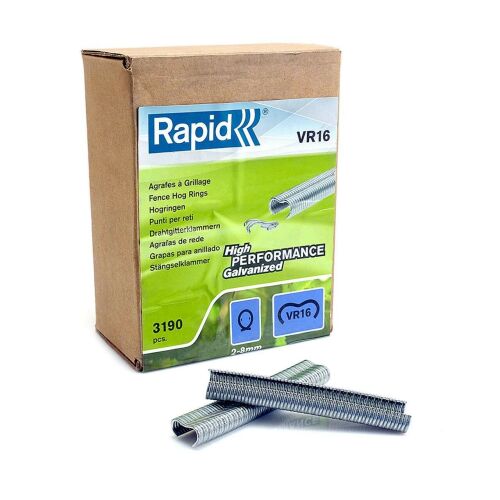 Horganyzott drót kapocs VR16, Rapid fogóhoz, 3190 db, 2-8 mm 177174453 - Ipari tűzőkapocs