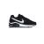 Oldalprofil egy fekete Nike Air Max Command női sportcipőről, fehér Nike pipa és Air Max felirat, fehér háttéren.