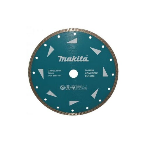 Makita Gyémánttárcsa TURBO 230mm beton és falazat vágásához, D-41654 - Vágókorong
