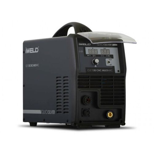 IWELD CUT 130 CNC MULTIARC plazmavágó inverter, elölnézet, fehér háttéren - Hegesztőgép