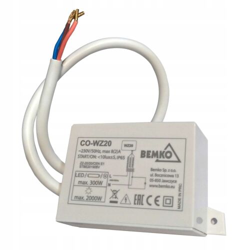 Alkonyérzékelő 2000W 177216156 - Időzíthető kapcsolóóra