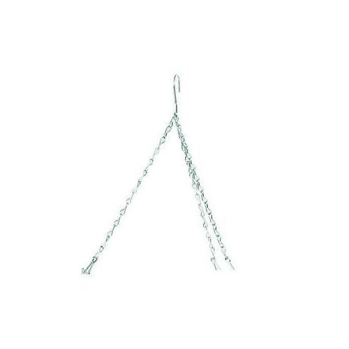 Nature galvanizált lánc 45cm, kampóval és több szállal virágtartókhoz és függőkosarakhoz - Kampó