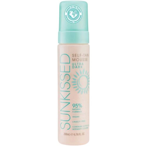 Sunkissed Ultra Dark Self Tan Mousse önbarnító hab 200 ml 177298808 - Barnító krém és olaj