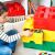 Tárolódoboz, fiókos, LEGO "Brick", sárga 177312794