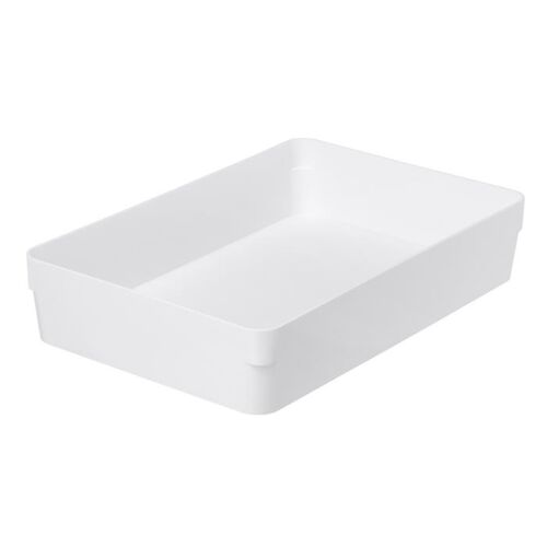 Fiókrendező, 30x6x20 cm, SMARTSTORE "Compact", fehér 177315124 - Tárolódoboz és kosár