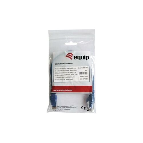 Equip Kábel - 625432 (UTP patch kábel, CAT6, kék, 3m) 177316171 - Patch kábel