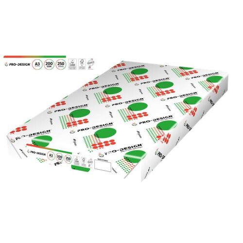 Másolópapír, digitális, A3, 200 g, PRO-DESIGN 177332578 - Irodai papíráru
