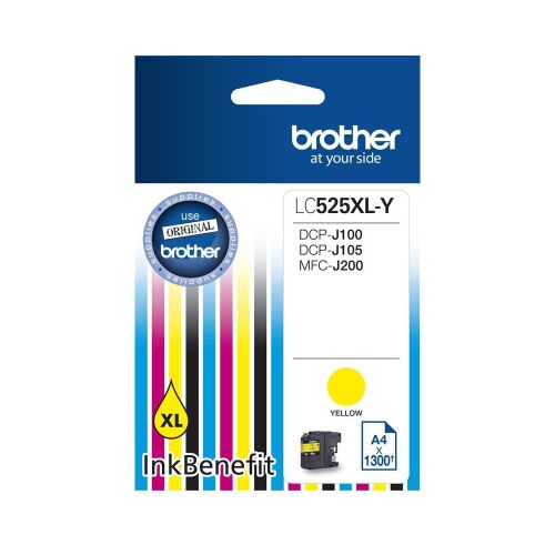Brother LC525XLY sárga tintapatron (eredeti) 177354832 - Nyomtató és szkenner