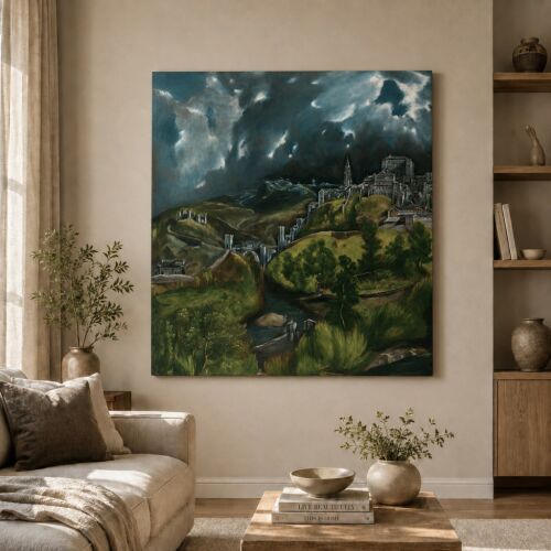El Greco - Toledo látképe vászonkép 177398438 