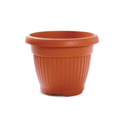 Kaspó DCE17 170 mm TERRACOTTA műanyag virágcserép növényekhez, beltéri vagy kültéri használatra ideális - Virágcserép
