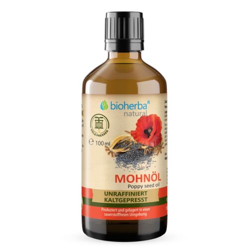 Bioherba hidegen sajtolt mákolaj – 100 ml 177474397 - Étolaj