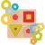 Goki 4 Rétegű Geometriai Forma Puzzle - 16 db, Fa 45641510