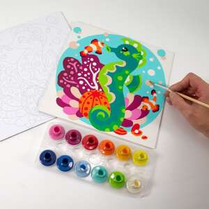 Colorizzy paint by numbers kit, seahorse design, Sentosphere - Paint by Numbers Kit