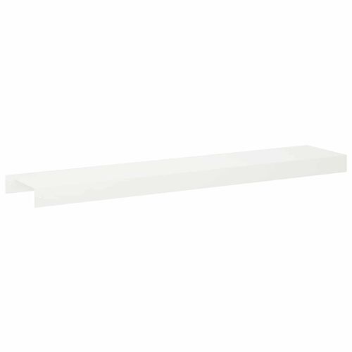 vidaXL Kerti takaróprofil 2 db 100 x 20 x 5 cm Acél Fehér