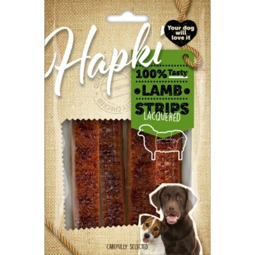 Flamingo Snack - Hapki Lamb Strips Lacquered mázas bárányos csíkok 85 g 177553029 - Kutya jutalomfalat