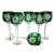 Smaragd kristály borospoharak 280ml Olive Grinder 177581000