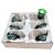 Smaragd kristály vodkás poharak 40 ml Olive Grinder 177582024