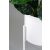 VIRÁGCSERE Fém Virágcserép Takaró Fehér Loft Macon S 34x34x45 177583352