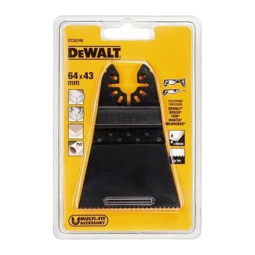 Dewalt többfunkciós szerszám - penge 64mm (2-1/2"") bimetál fa 177593748 - Multifunkciós szerszám kiegészítő