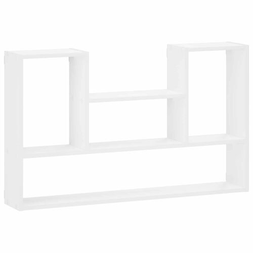 vidaXL Falpolc Fehér 100 x 17 x 60 cm Szerelt Fa