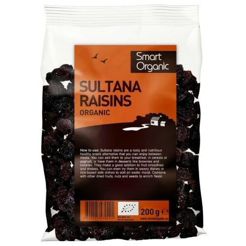 Smart Organic bio mazsola, 200g 177633725 - Aszalt és szárított gyümölcs