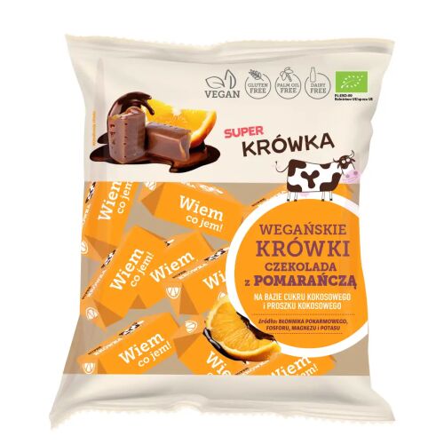 Super Fudgio bio csokoládé és narancs ízű karamella, 150g 177634347 - Karamella
