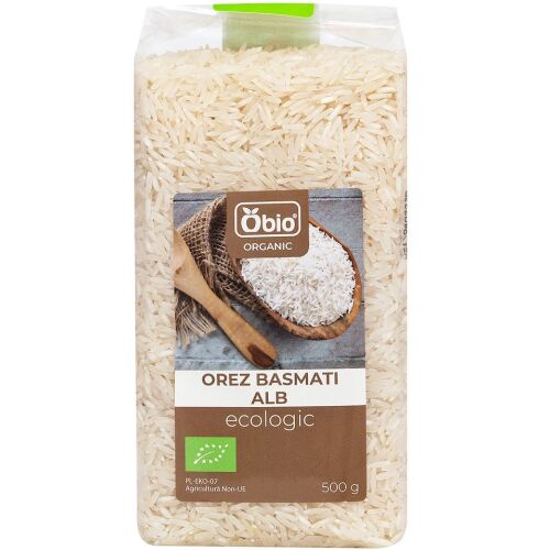 Obio bio fehér basmati rizs, 500g 177634393 - Rizs