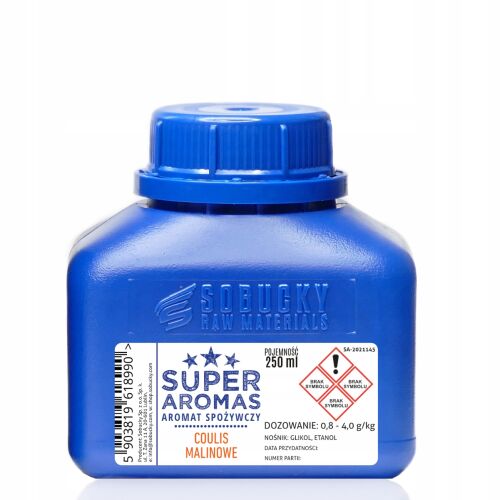 SUPER AROMAS Ételízesítő Coulis Málna 250 ml 177638602 - Etetőanyag aroma