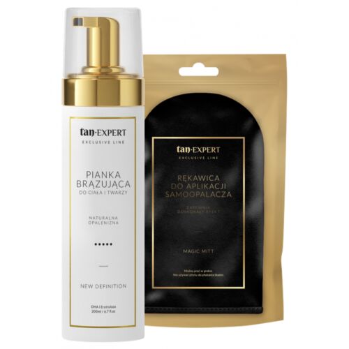 TanExpert New Definition önbarnító hab + felhordó kesztyű 177672413 - Barnító krém és olaj