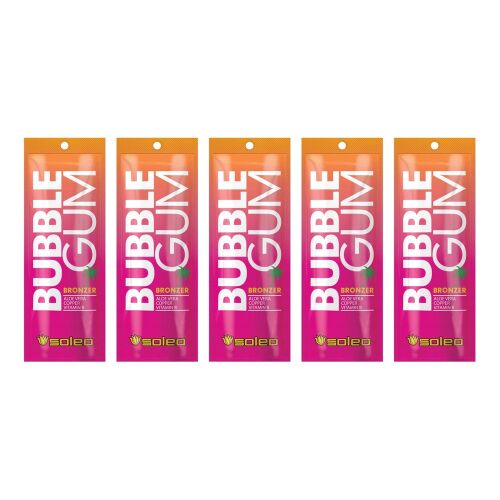 Soleo Bubble Gum Bronzer barnulásgyorsítós barnító testápoló 5 db 177675153 - Szolárium krém