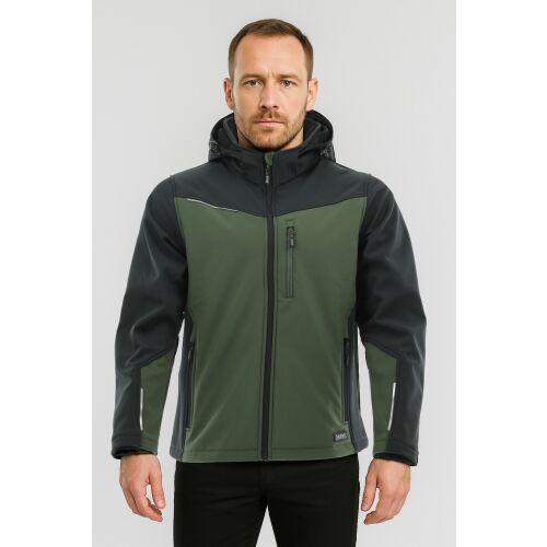 24H Work Softshell COMFORT PLUS SARA S Oliva-Fekete 177713927 - Munkakabát