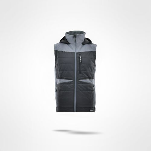 Hibrid munkamellény, férfi softshell mellény, egész évben használható - Comfort Plus SARA XL Petrol-Fekete 177713875 - Munkás mellény