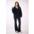 BLUZA DAMSKA ROZPINANE Z KAPTUREM PLUSZ POLAR TEDDY CZARNY XS / S 177714254