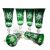 Smaragd kristályos pezsgőspoharak 150 ml Olive Grinder 177748458