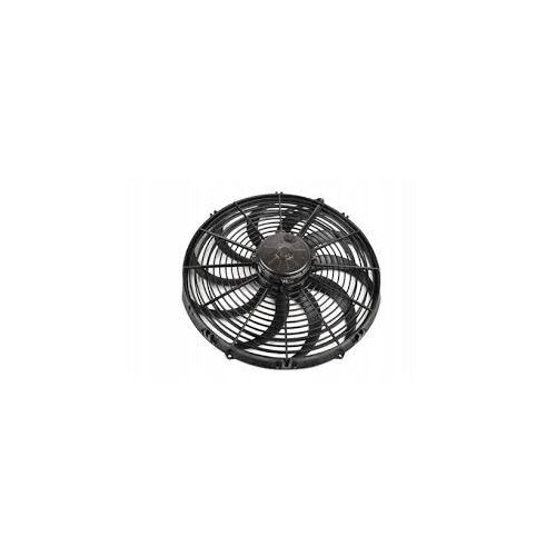 SPAL VA09-BP17/C-54A 24V ívelt lapátos szívóventilátor autó és teherautó klímarendszerekhez, kompatibilis Fresco 3000 és Eberspaecher Cooltronic rendszerekkel - Autó hűtőventilátor