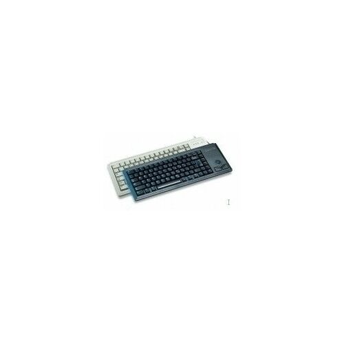 CHERRY Compact-Keyboard G84-4400 Olasz fekete 180299404 - Billentyűzet