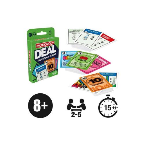 Monopoly Deal kártyajáték, angol 177796607 - Kártyajáték