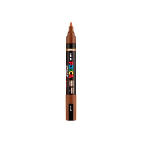 Uni Posca ecsetfilc PC5BR barna  Ecsetvonás 14 mm 177799020 - Dekormarker