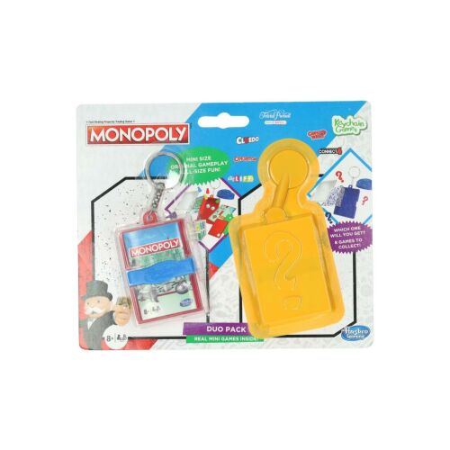 Hasbro Mini kulcstartó játék: Monopoly, 7 x 5 cm 177800757 - Társasjáték
